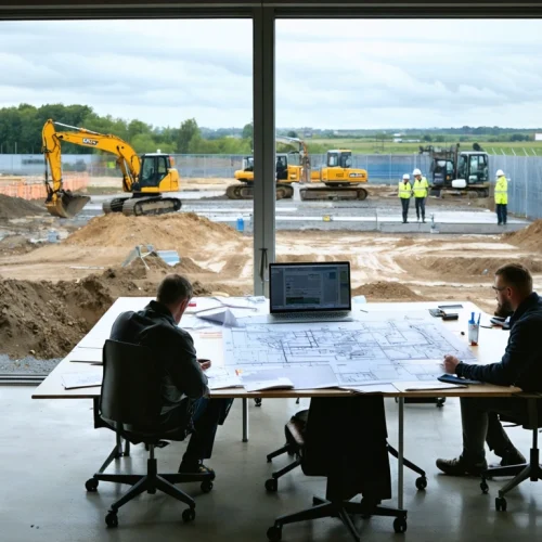 Site professionals coordinate enabling works across a UK brownfield development
