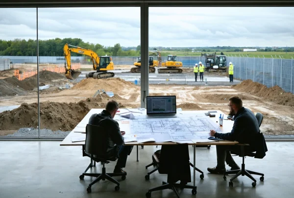 Site professionals coordinate enabling works across a UK brownfield development