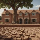 Engineer and homeowner inspect drought-affected clay beneath a British house