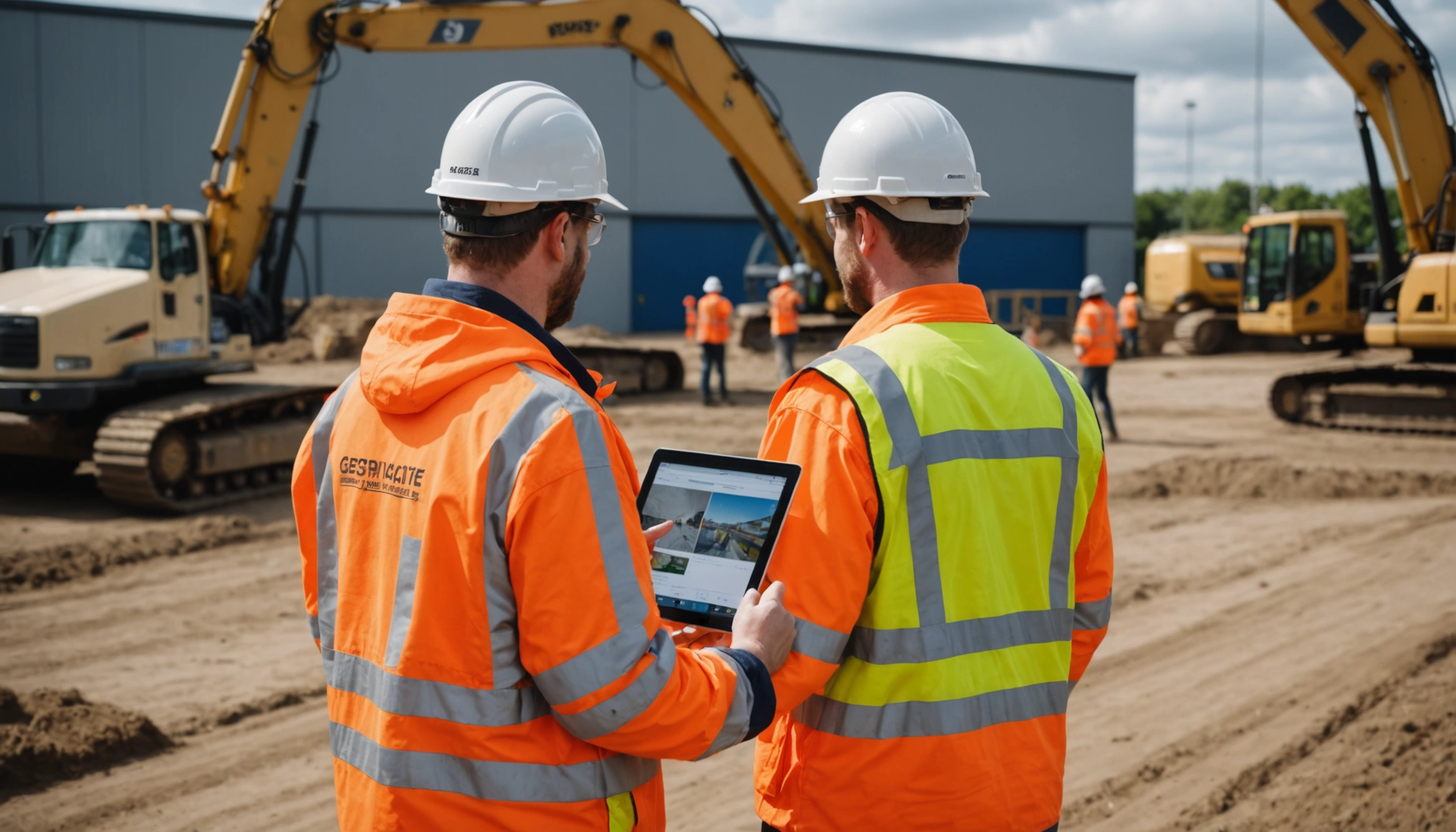 Road construction and utility installation at a Cambridge development site